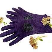 Аксессуары handmade. Livemaster - original item Gloves felted 