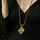 Уникальное винтаж колье медальон 1928 Jewelry,  почтовая марка. Медальон. Винтажные сокровища. Интернет-магазин Ярмарка Мастеров.  Фото №2