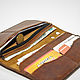 Biker wallet made of genuine leather ' Classic'. Wallets. Blekerman Handmade. My Livemaster. Фото №5