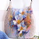 Bag felted Spring watercolor. Classic Bag. crafts philosophy. My Livemaster. Фото №4