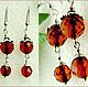 Order amber. Earrings 'in the snow' amber silver. Frollena II. Natural Baltic amber. Livemaster. . Earrings Фото №3