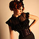 Chiffon blouse with ruffle. Blouses. Gleamnight bespoke atelier. Online shopping on My Livemaster.  Фото №2