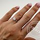 Помолвочное кольцо с бриллиантом 1 карат. Кольцо помолвочное. FROLOF JEWELRY. Ярмарка Мастеров.  Фото №7