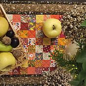 Для дома и интерьера handmade. Livemaster - original item Patchwork path on the table Autumn. Handmade.