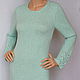 Dress Merino-mohair (superkid) 'Green lily'. Dresses. Alenushkina Tatiana. Online shopping on My Livemaster.  Фото №2