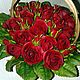 Красные розы. Холодный фарфор, Цветы, Калуга,  Фото №1