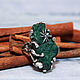 925 Sterling Silver Ring with Untreated malachite and Spider IV0096. Rings. Sunny Silver. My Livemaster. Фото №4