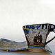teacups: in Wonderland. Single Tea Sets. Mila. Online shopping on My Livemaster.  Фото №2