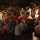 Свеча «Сова-тыква». Свечи. Mirana_candles. Ярмарка Мастеров.  Фото №6