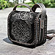 Leather bag 'Celtic coat of arms' - Black Anthracite, Classic Bag, Krasnodar,  Фото №1