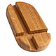 Stand for phone and tablet in natural color, 17 cm. Stand. Foksvudrus. My Livemaster. Фото №4