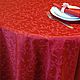 Скатерть круглая "Бордо". Скатерти. Textile&Decor. Интернет-магазин Ярмарка Мастеров.  Фото №2