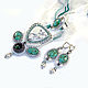 A set of turquoise 'is a flirtation', Jewelry Sets, Moscow,  Фото №1