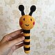 Knit rattle Bee, Teethers and rattles, Moscow,  Фото №1