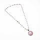 Drop pendant with zircon, pink pendant, drop pendant. Pendants. Irina Moro. My Livemaster. Фото №4