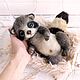 Baby raccoon Stacy. Stuffed Toys. Woolentoys (NastaPax). Online shopping on My Livemaster.  Фото №2