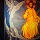Icono ' Cristo Todopoderoso rodeado de Ángeles'. Icons. ikon-art. Ярмарка Мастеров.  Фото №5