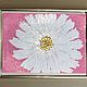 The picture of a large daisy with rhinestones on a pink 'Dream' 38h27cm. Pictures. chuvstvo-pozitiva (chuvstvo-pozitiva). Online shopping on My Livemaster.  Фото №2