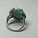 Кольцо с Бирюзой Бисби Блю (Аризона). Кольца. ТАНАГРА jewelry. Ярмарка Мастеров.  Фото №5