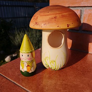 Куклы и игрушки ручной работы. Ярмарка Мастеров - ручная работа Деревянная развивающая игрушка Лесной житель. Handmade.