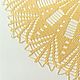 Салфетка жёлтая, диаметр 55 см, Декоративные салфетки, Симферополь,  Фото №1
