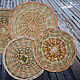 Wicker plates, 1pc, Natural materials, Moscow,  Фото №1