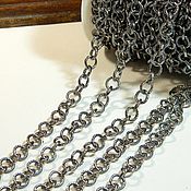 Материалы для творчества handmade. Livemaster - original item Antique silver chain (Yu.Korea). 50 cm. Handmade.