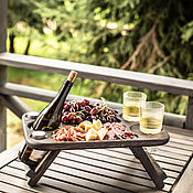 Посуда handmade. Livemaster - original item Wine table with folding legs/ Free delivery by agreement. Handmade.