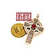 Кельтский крест из золота с природным рубином. Оберег. Мастерская Гардарика. Ярмарка Мастеров.  Фото №6