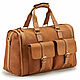 Leather bag 'Baltimore' (brown crazy), Travel bag, St. Petersburg,  Фото №1