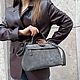Саквояж средний из замши. Саквояж. Shapely Bags - Сумки с душой Питера. Ярмарка Мастеров.  Фото №6