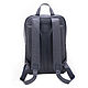 Men's backpack leather 'Salvador' (Dark blue). Men\\\'s backpack. DragonBags - Men's accessories. My Livemaster. Фото №4
