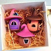Для дома и интерьера handmade. Livemaster - original item A gift set for a housewarming Magic Houses (a house for a mini kindergarten). Handmade.