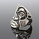 Ring Mask made of 925 silver HB0082. Rings. Sunny Silver. My Livemaster. Фото №6
