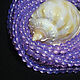Beads 33 pcs Round 6 mm Lilac Opal, Beads1, Solikamsk,  Фото №1