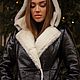 Дубленка Кёрли. Дубленки. YANA KRAFT BRAND. Ярмарка Мастеров.  Фото №5