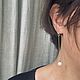 Серьги красивые с жемчугом. Серьги классические. MarkaMarina.     jewelry. Интернет-магазин Ярмарка Мастеров.  Фото №2