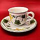 Заказать Винтаж: Чайная пара Герань Geranium от Villeroy&Boch. Старая чашка. Ярмарка Мастеров. . Кружки винтажные Фото №3