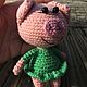 Order Pig. strand of wool. Livemaster. . Stuffed Toys Фото №3