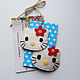 Заколки для волос из фетра hello kitty. Заколки и резинки для волос. Юлевна Королевна (yulevna-toys). Ярмарка Мастеров.  Фото №4