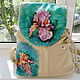 Order Leather backpack with hand-painted iris . Innela- авторские кожаные сумки на заказ.. Livemaster. . Classic Bag Фото №3