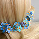 Studs little forget-me-nots, Hairpin, Cheboksary,  Фото №1