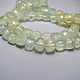 Prehnite faceted cube. Beads1. Elena (luxury-fittings). My Livemaster. Фото №4
