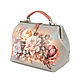 Order Bag ' Watercolor roses'. Pelle Volare. Livemaster. . Valise Фото №3