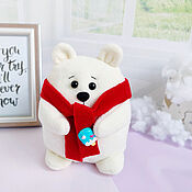 Куклы и игрушки handmade. Livemaster - original item Soft toy polar bear Sundae. Handmade.