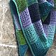 Knitted shawl ' Shades of evening forest'. Shawls. YULYA BLACKBERRY. My Livemaster. Фото №5