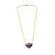 Purple amethyst pendant, amethyst pendant in gold. Pendants. Irina Moro. My Livemaster. Фото №4