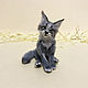 Мейн-кун, миниатюрная кошка по фото. Амигуруми куклы и игрушки. art_e_fiori. Ярмарка Мастеров.  Фото №4