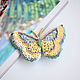 Brooch BUTTERFLY, Brooches, Noyabrsk,  Фото №1