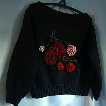 Одежда ручной работы. Ярмарка Мастеров - ручная работа Джемпер с вышивкой. Handmade.